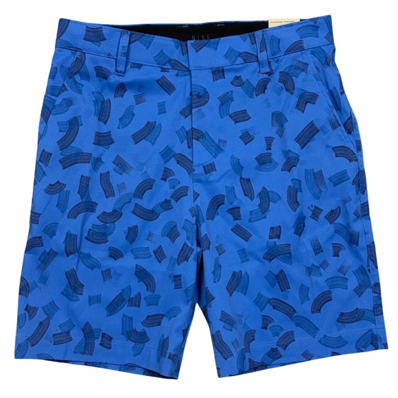 Nike Other - Nike Dri-FIT Mens Golf Shorts Blue Abstract Brushstroke Print Sz 32 Standard Fit